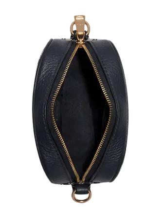 Coach Mini Dempsey Camera Bag With Garden Plaid Print And Coach Patch