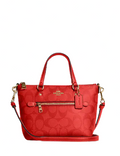Coach Mini Gallery Crossbody In Signature Canvas