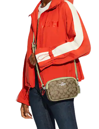 Coach Mini Jamie Camera Bag In Signature Canvas