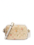 Coach Mini Jamie Camera Bag In Signature Canvas With Nostalgic Ditsy Print