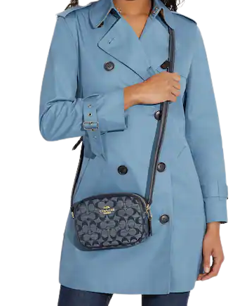 Coach Mini Jamie Camera Bag In Signature Chambray