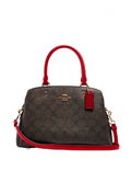 Coach Mini Lillie Carryall In Signature Canvas