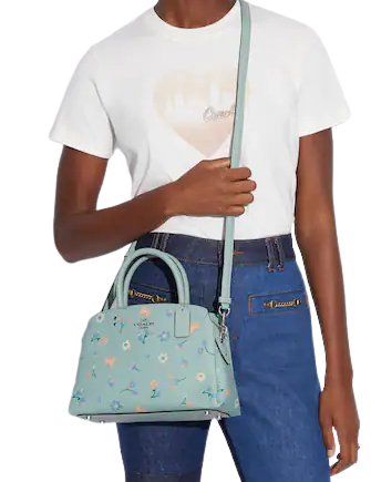 Coach Mini Lillie Carryall With Mystical Floral Print