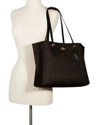 Coach Mollie Tote In Signature Canvas