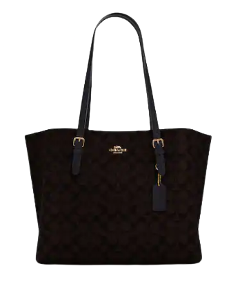 Coach Mollie Tote In Signature Canvas