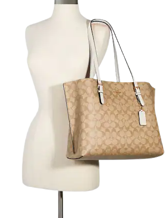 Coach Mollie Tote In Signature Canvas