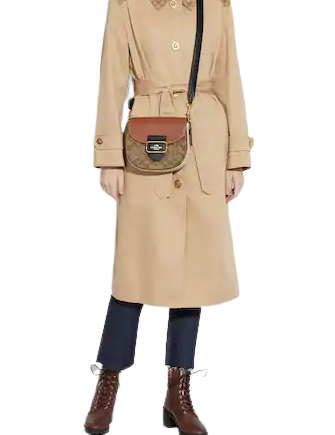Coach Morgan Saddle Bag In Colorblock Signature Canvas