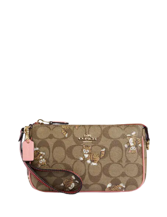 Coach Nolita 19 In Signature Canvas With Dancing Kitten Print