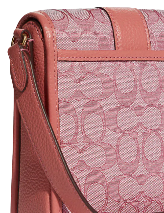 Coach North South Lonnie Crossbody In Signature Jacquard