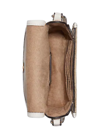 Coach North South Lonnie Crossbody In Signature Jacquard
