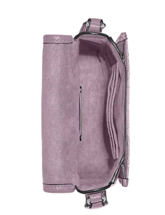 Coach North South Lonnie Crossbody In Signature Jacquard