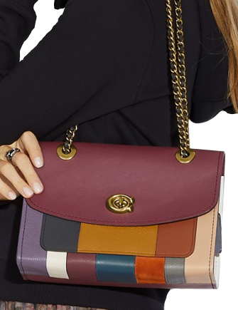 Coach Patchwork Stripe Parker Shoulder Bag