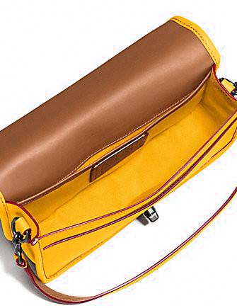 Coach Penny Crossbody in Glove Calf Leather With Mickey