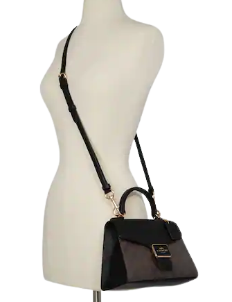 Coach Pepper Satchel In Signature Canvas