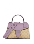Coach Pepper Satchel In Signature Canvas