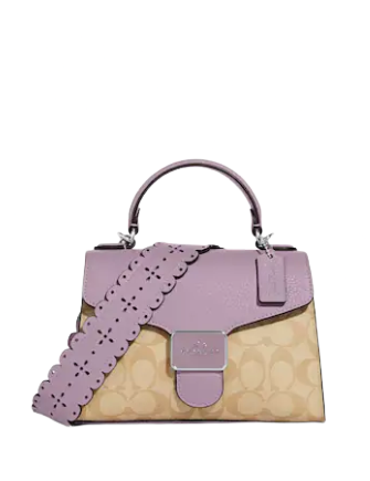 Coach Pepper Satchel In Signature Canvas