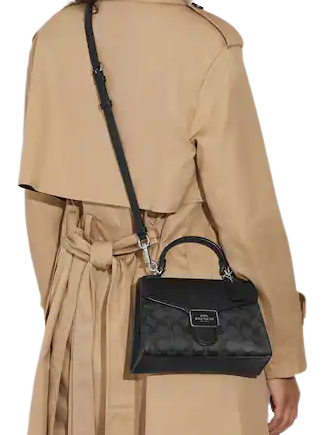 Coach Pepper Satchel In Signature Canvas