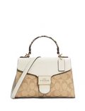 Coach Pepper Satchel In Signature Canvas
