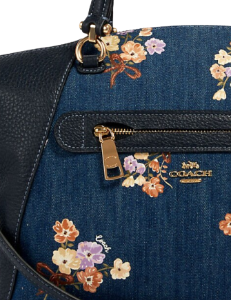 Coach Prairie Satchel With Painted Floral Box Print