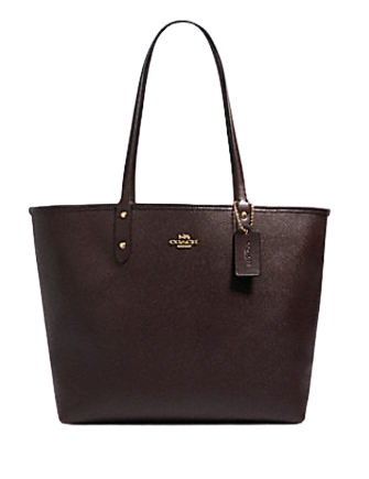 Coach Reversible City Tote in Signature Canvas With Butterfly Print