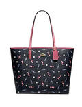 Coach Reversible City Tote With Scattered Candy Print