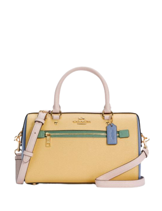 Coach Rowan Satchel In Colorblock