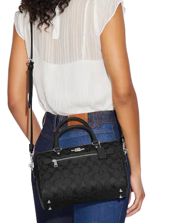 Coach Rowan Satchel In Signature Canvas
