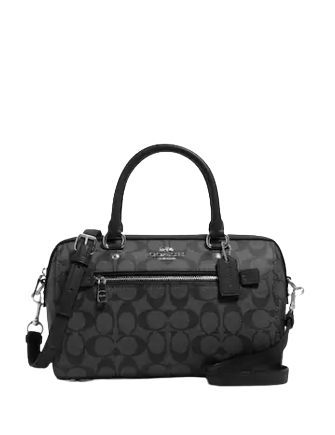 Coach Rowan Satchel In Signature Canvas