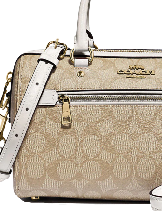 Coach Rowan Satchel In Signature Canvas