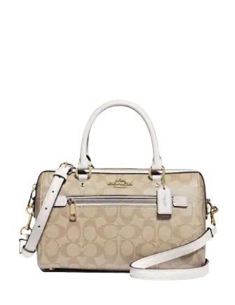 Coach Rowan Satchel In Signature Canvas