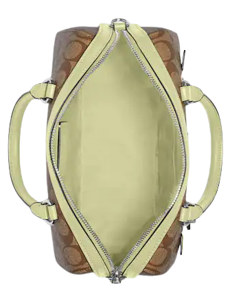 Coach Rowan Satchel In Signature Canvas