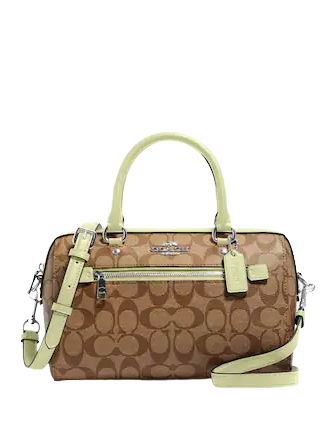 Coach Rowan Satchel In Signature Canvas