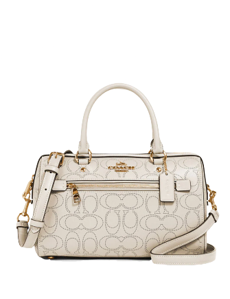Coach Rowan Satchel In Signature Leather