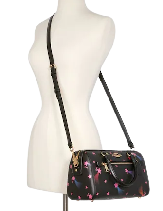 Coach Rowan Satchel With Disco Star Print