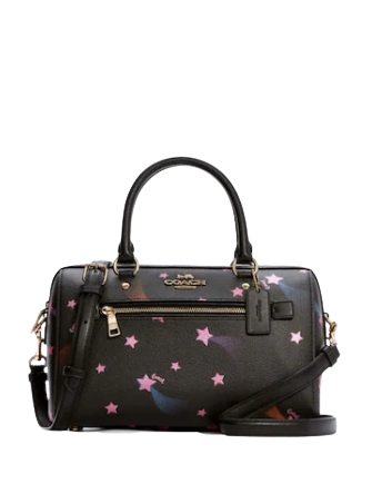 Coach Rowan Satchel With Disco Star Print