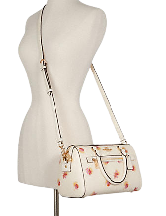 Coach Rowan Satchel With Pop Floral Print