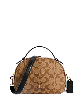 Coach Serena Satchel In Signature Canvas