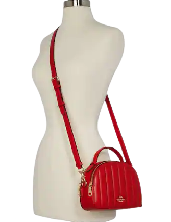 Coach Serena Satchel With Linear Quilting