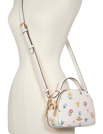 Coach Serena Satchel With Wild Meadow Print