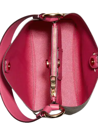 Coach Small Town Bucket Bag In Signature Canvas
