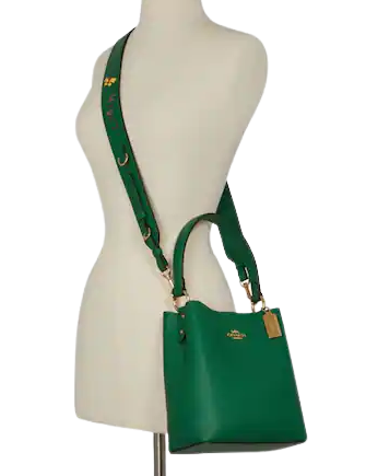 Coach Small Town Bucket Bag With Diary Embroidery