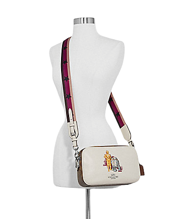 Coach Star Wars Jess Crossbody Bag Signature Canvas C-3PO and R2-D2