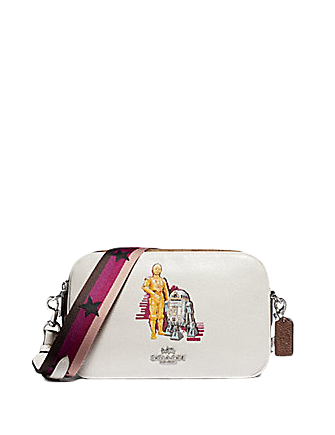 Coach Star Wars Jess Crossbody Bag Signature Canvas C-3PO and R2-D2