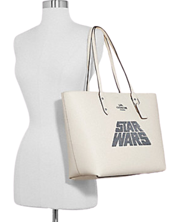 Coach Star Wars X Town Tote With Glitter Logo Motif