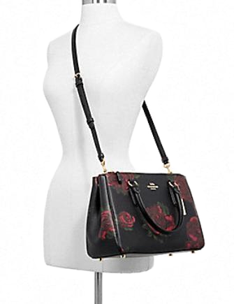 Coach Surrey Carryall With Jumbo Floral Print Satchel