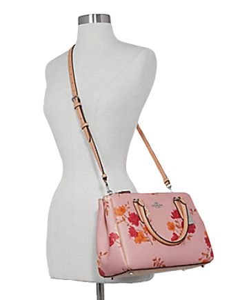 Coach Surrey Carryall With Painted Peony Print