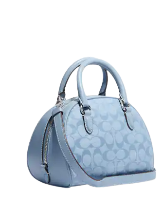 Coach Sydney Satchel In Signature Chambray