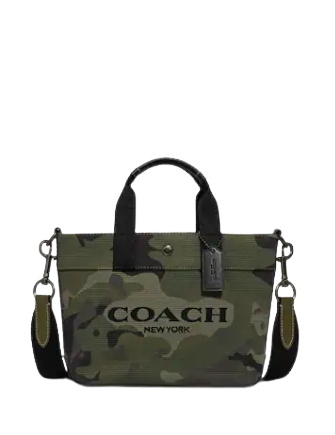 Coach Tote 20 With Camo Print