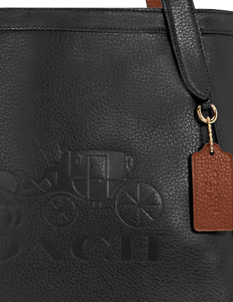 Coach Tote With Horse And Carriage
