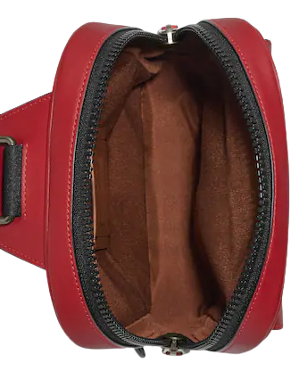 Coach Track Pack In Colorblock Signature Canvas